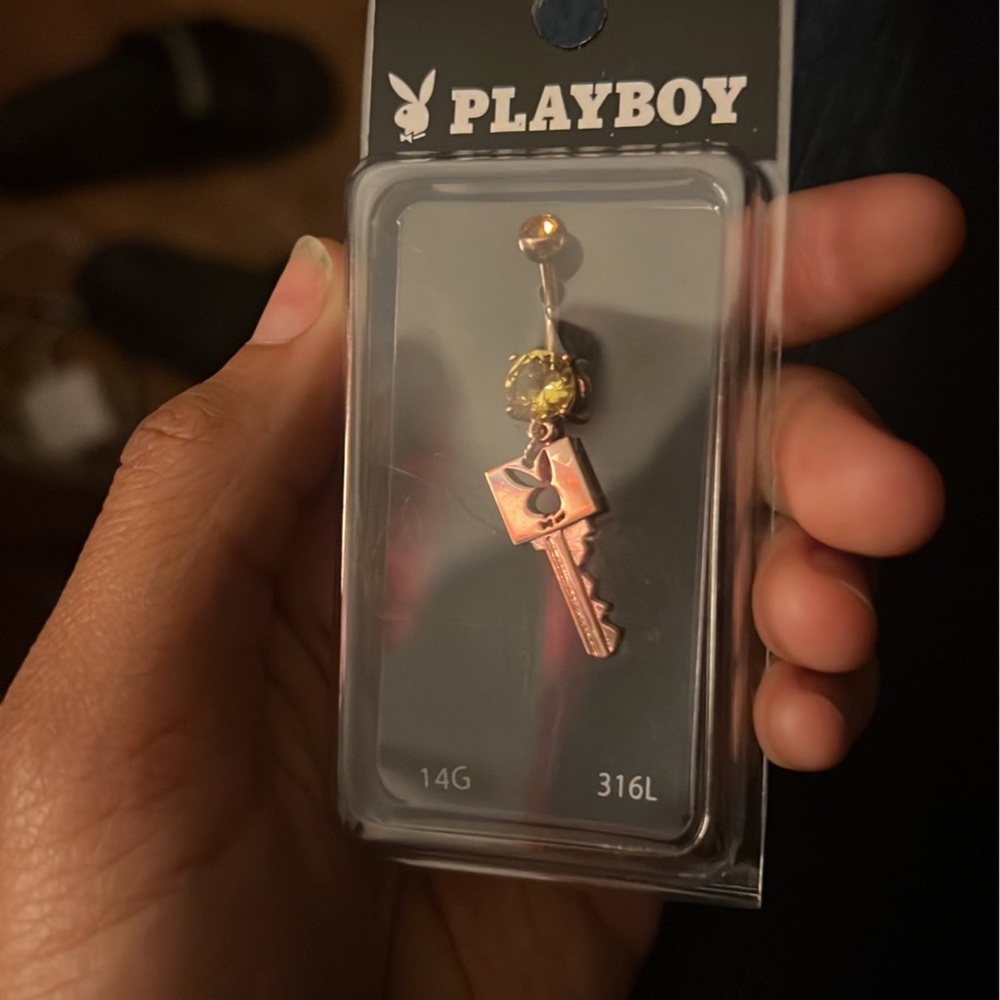 Rose Gold Playboy Belly ring
